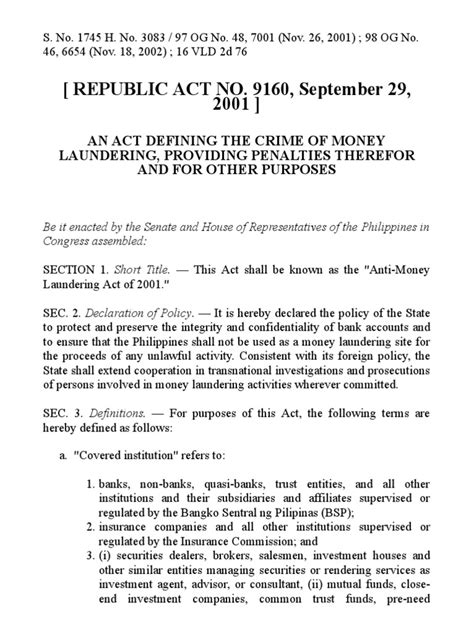 RA 9160: Anti.